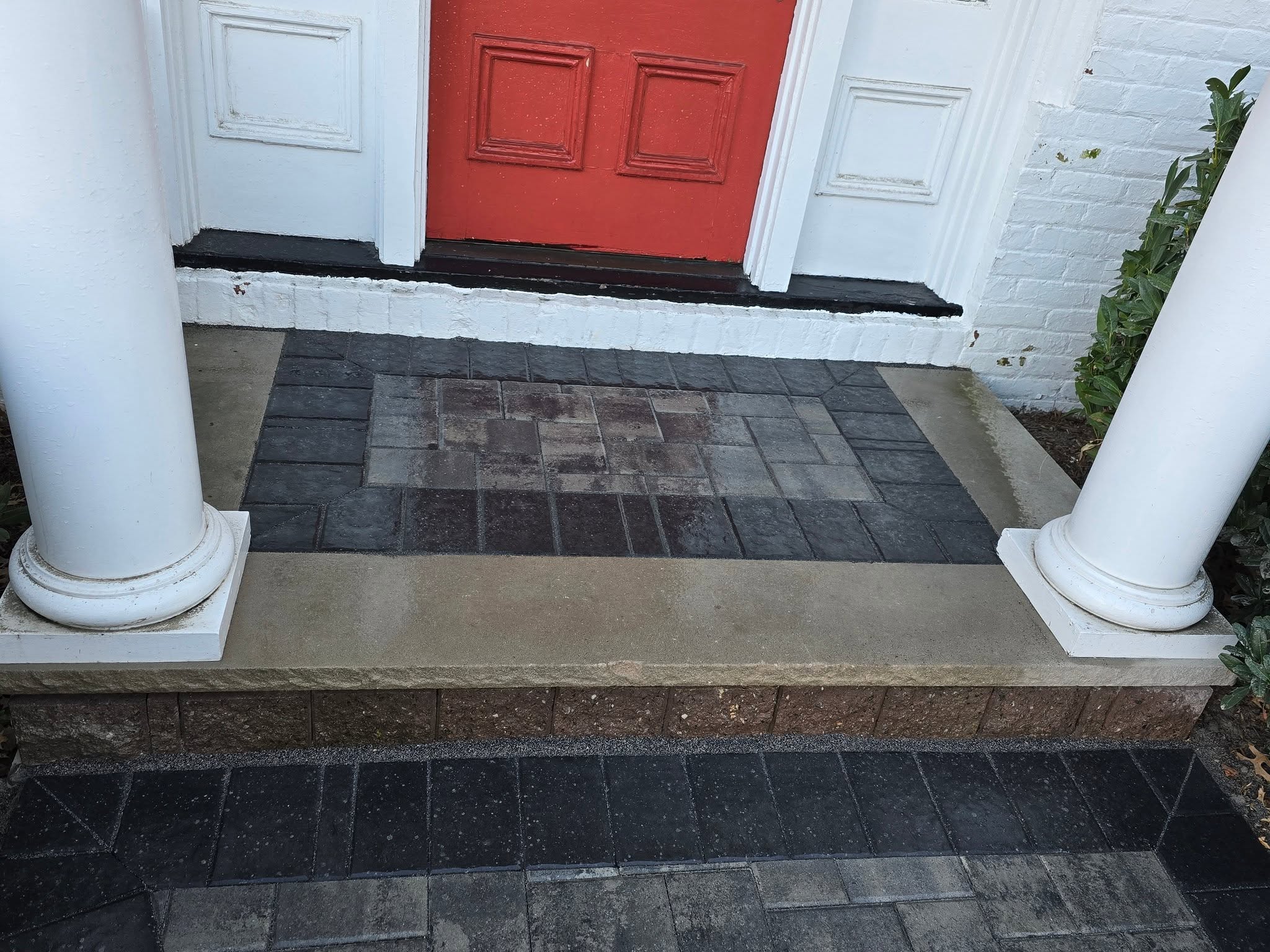 Front entrance pavers